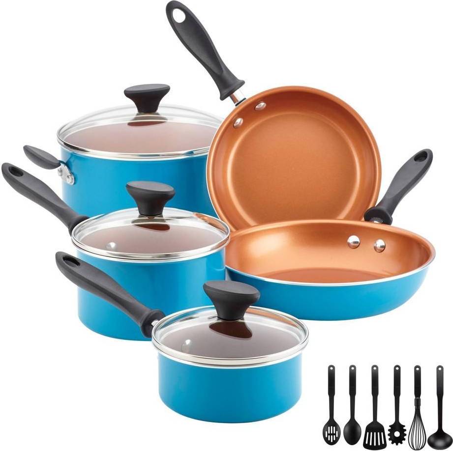 Farberware Reliance Pro 14pc Cookware Set with lid