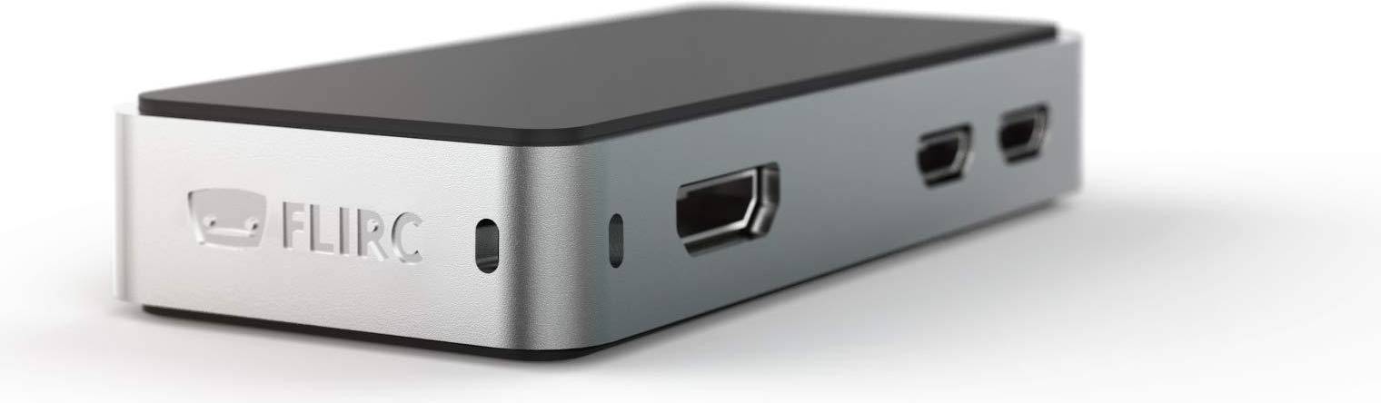 Flirc Estuche Pi Zero Frambuesa Aluminio Negro Plateado