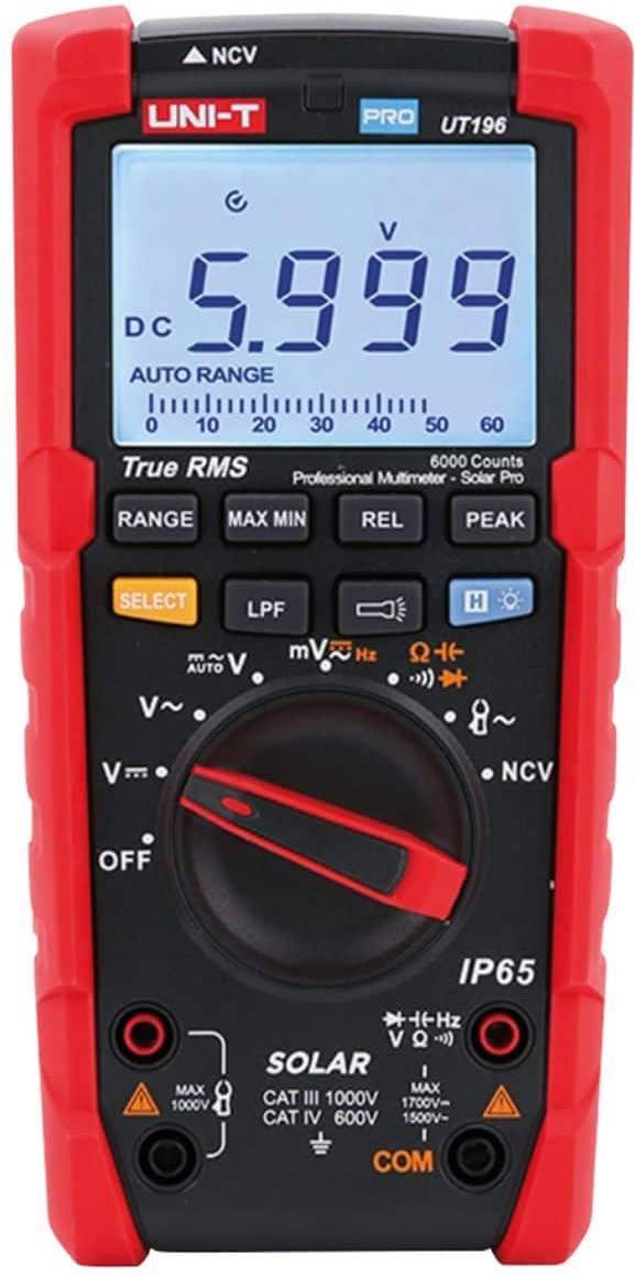 Multimetro Solar Ut196