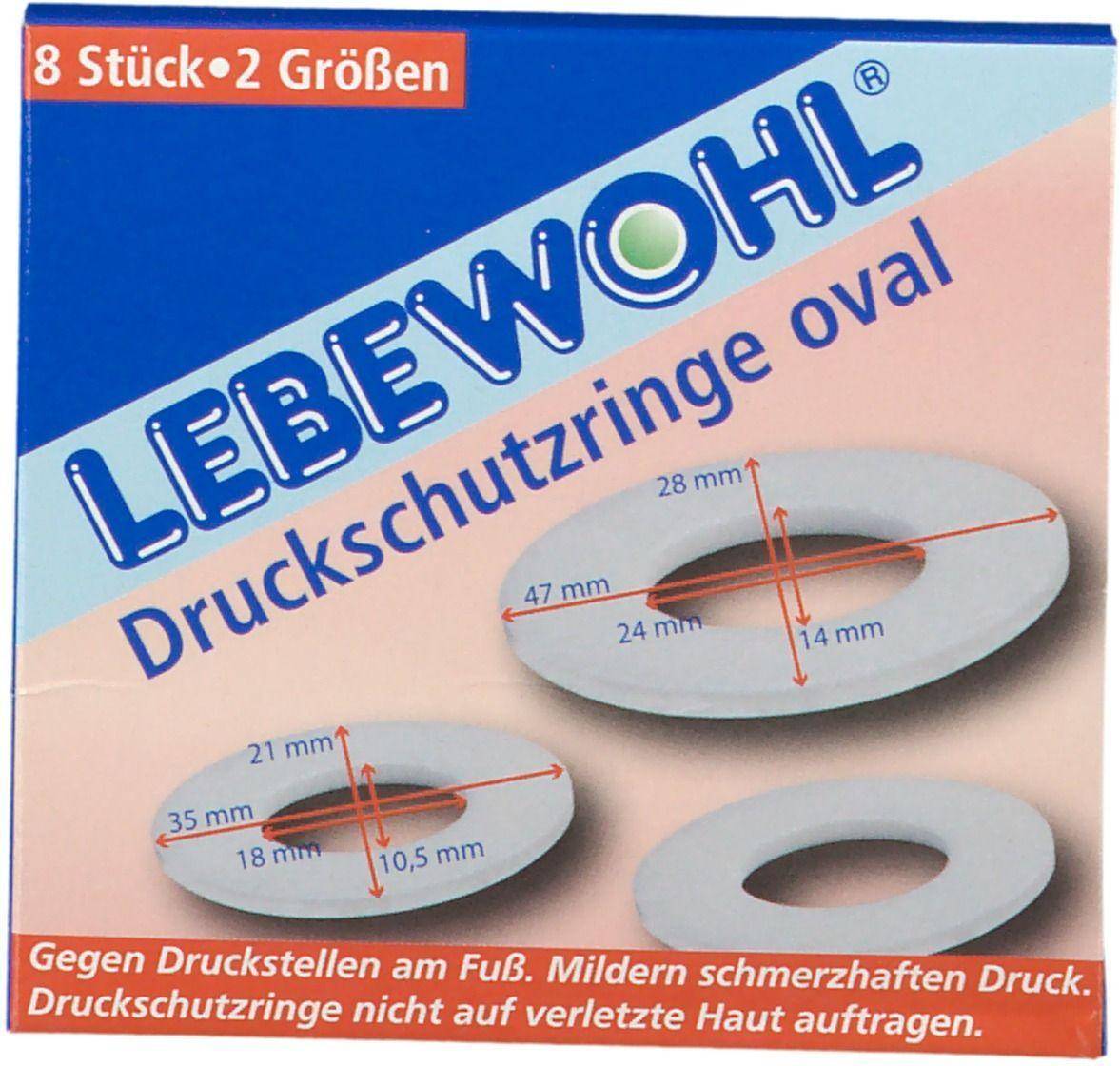 Pressure Protection Oval Rings 8 Pcs