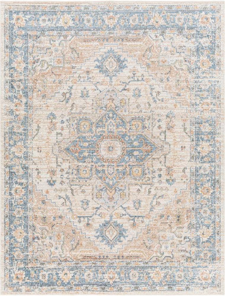 Machine Washable Traditional Boho Area Rug 66cm x 120cm