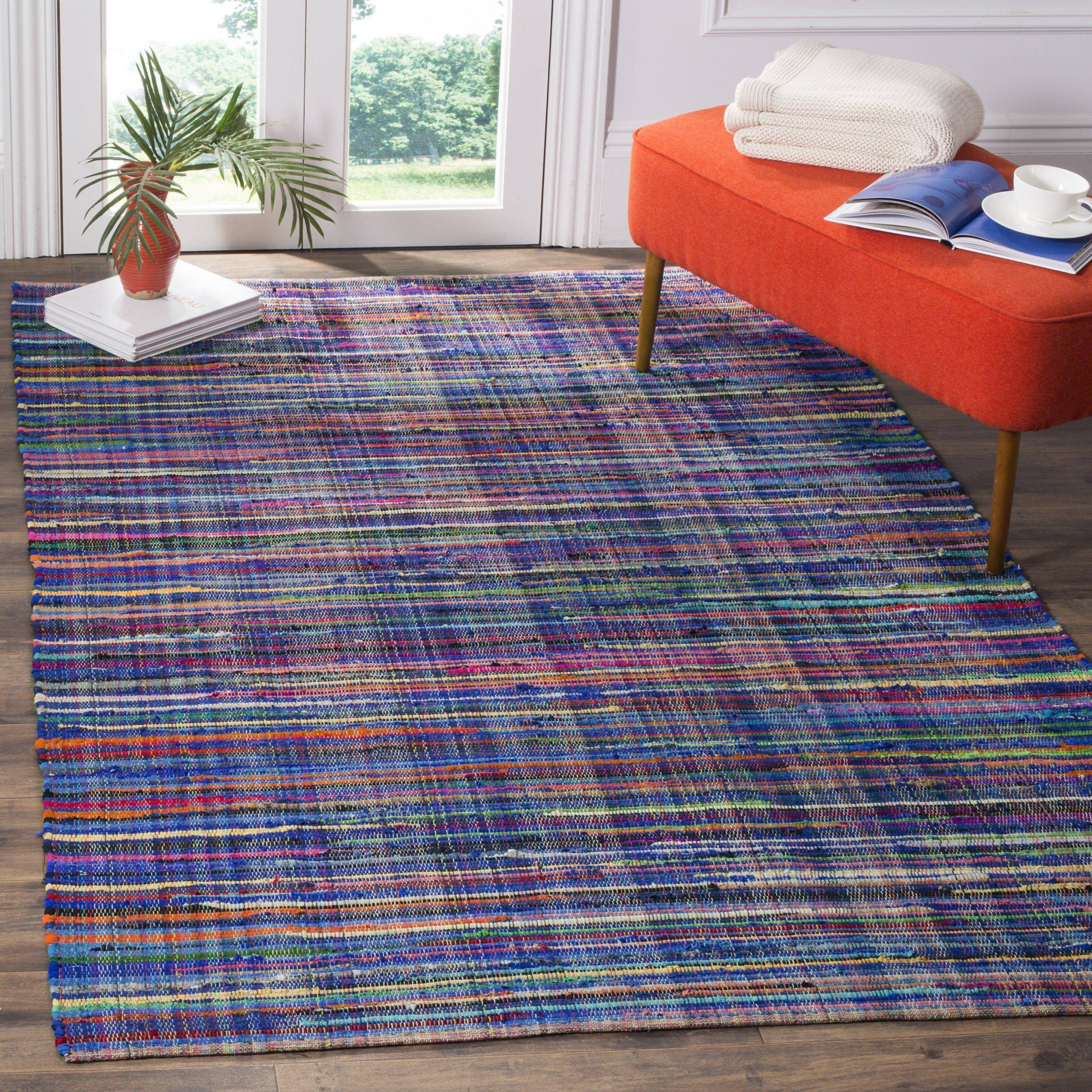 Safavieh Rag Petar Multicolor, Blue