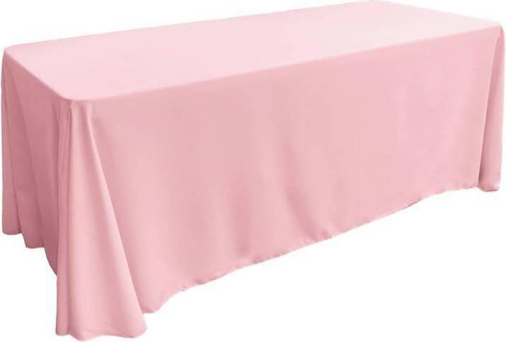 LA Linen Rectangular Lavable Popelýn 90x132 Mantel Rosa