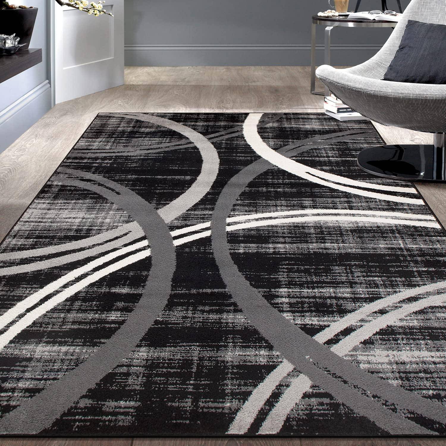 World Rug Gallery Contemporary Black
