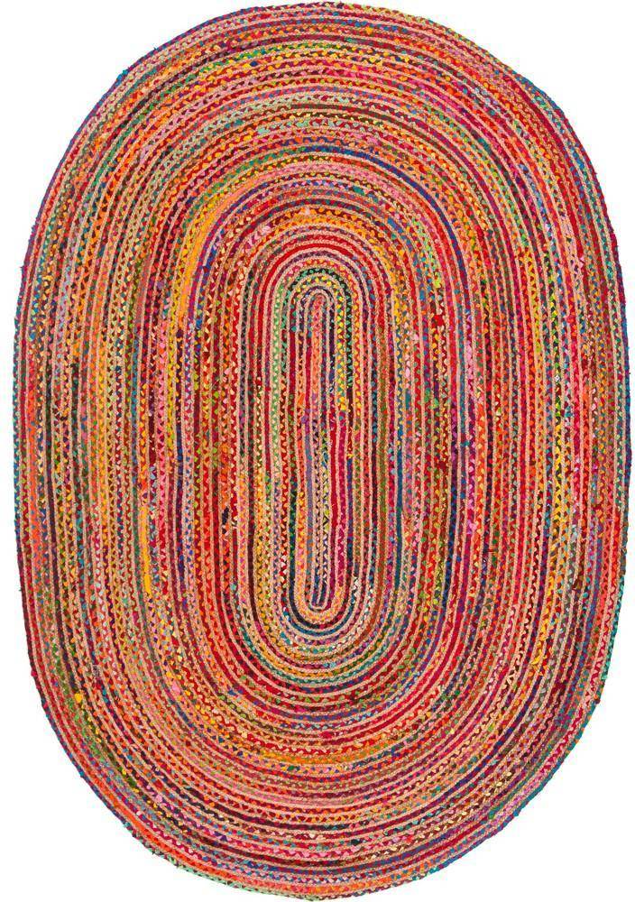 Safavieh Cape Cod Collection Red, Multicolor 48x"