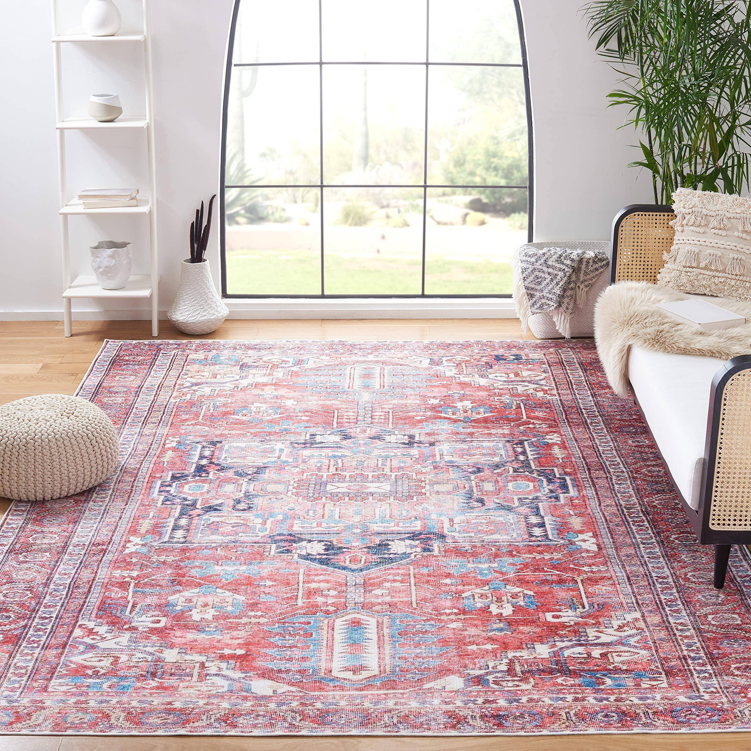Safavieh Serapi Collection Red, Blue