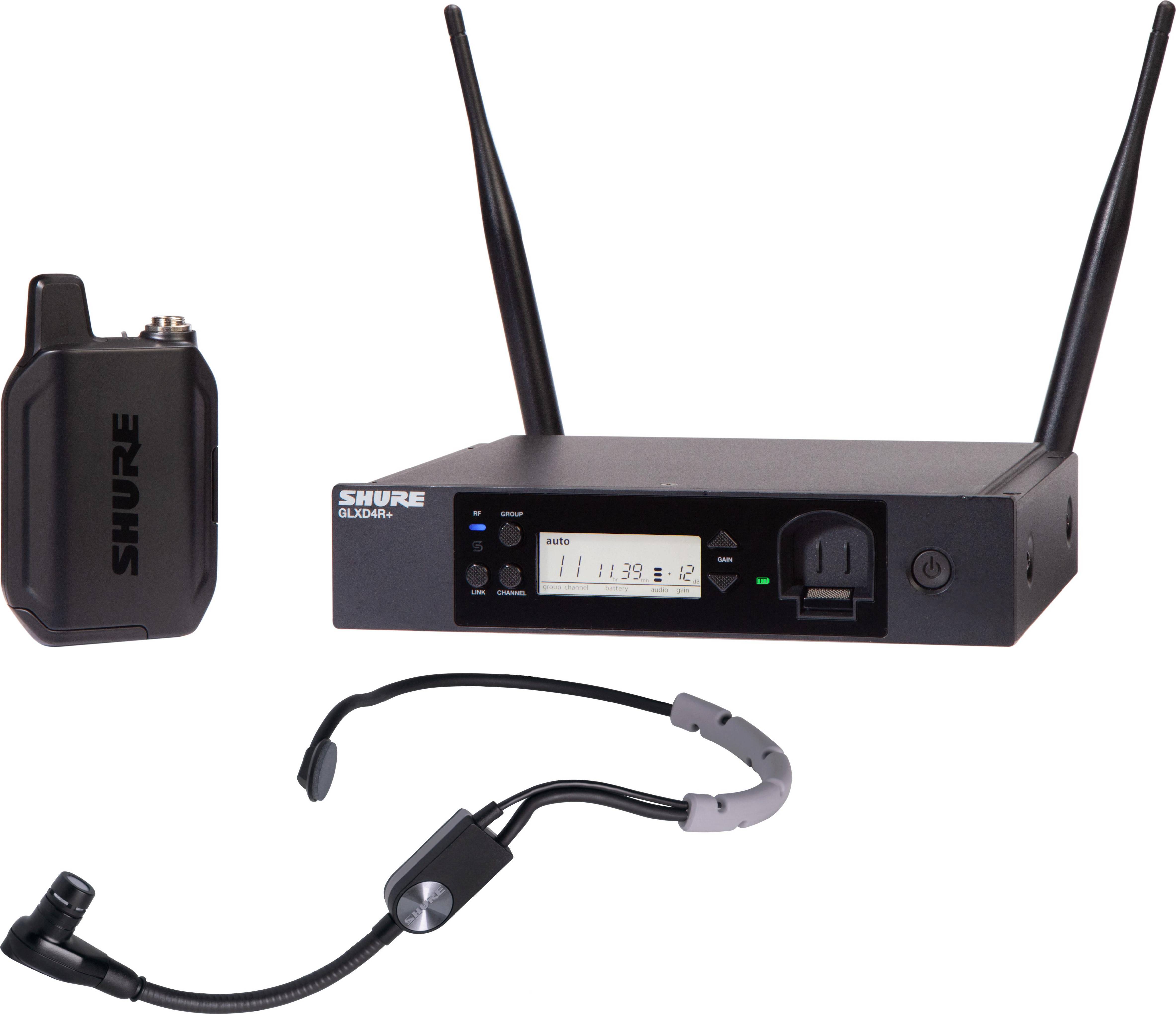 Shure GLXD14R+/SM35 Wireless Microphone Headset System