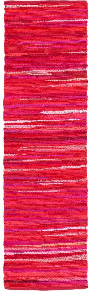 Safavieh Rag Rug Collection Red, Multicolor