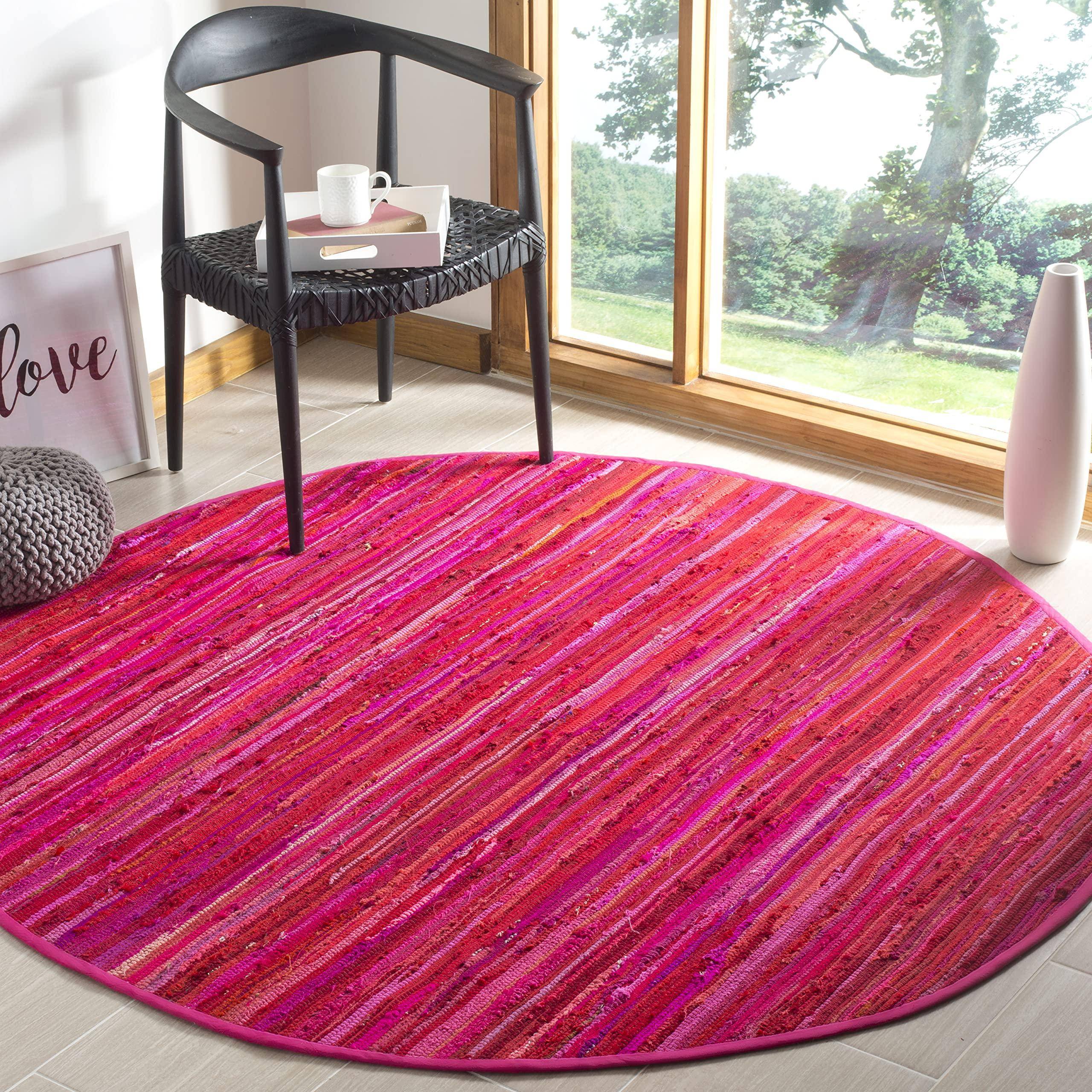 Safavieh Rag Rug Red, Multicolor
