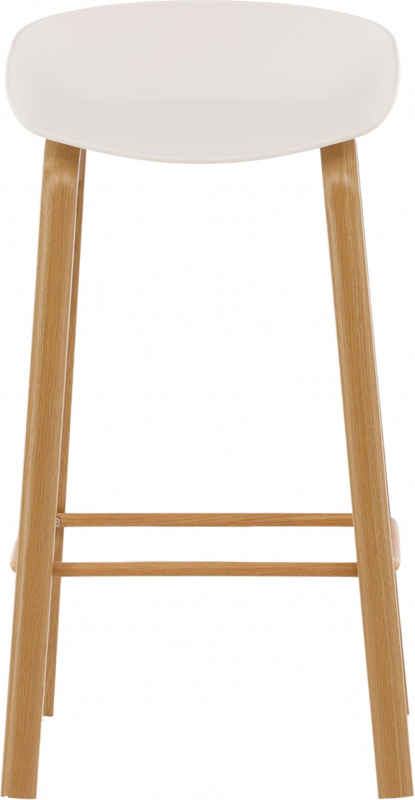Venture Design Decatur White/Natural Barstol 83.5cm
