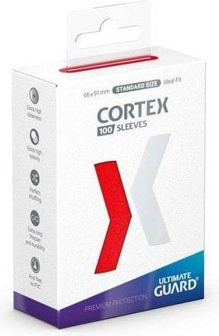 Ultimate Guard Cortex Sleeves Standard Size Red 100