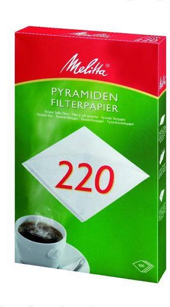Melitta Kaffefilter 220 2x100 stk.