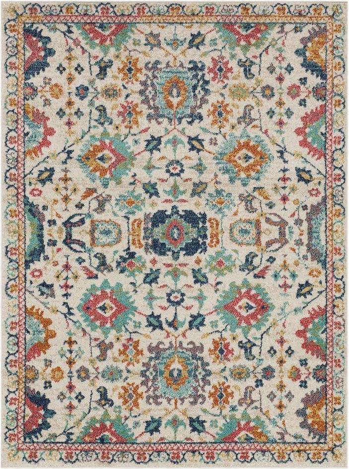 Mohawk Home Rugs Multi Red, Gray, Beige