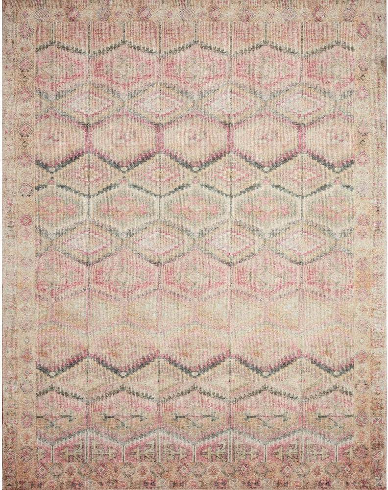 Loloi II Layla Collection Pink, Multicolor