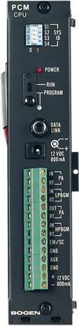 Bogen PCMCPU, Central Microprocessor Module, Black PCMCPU