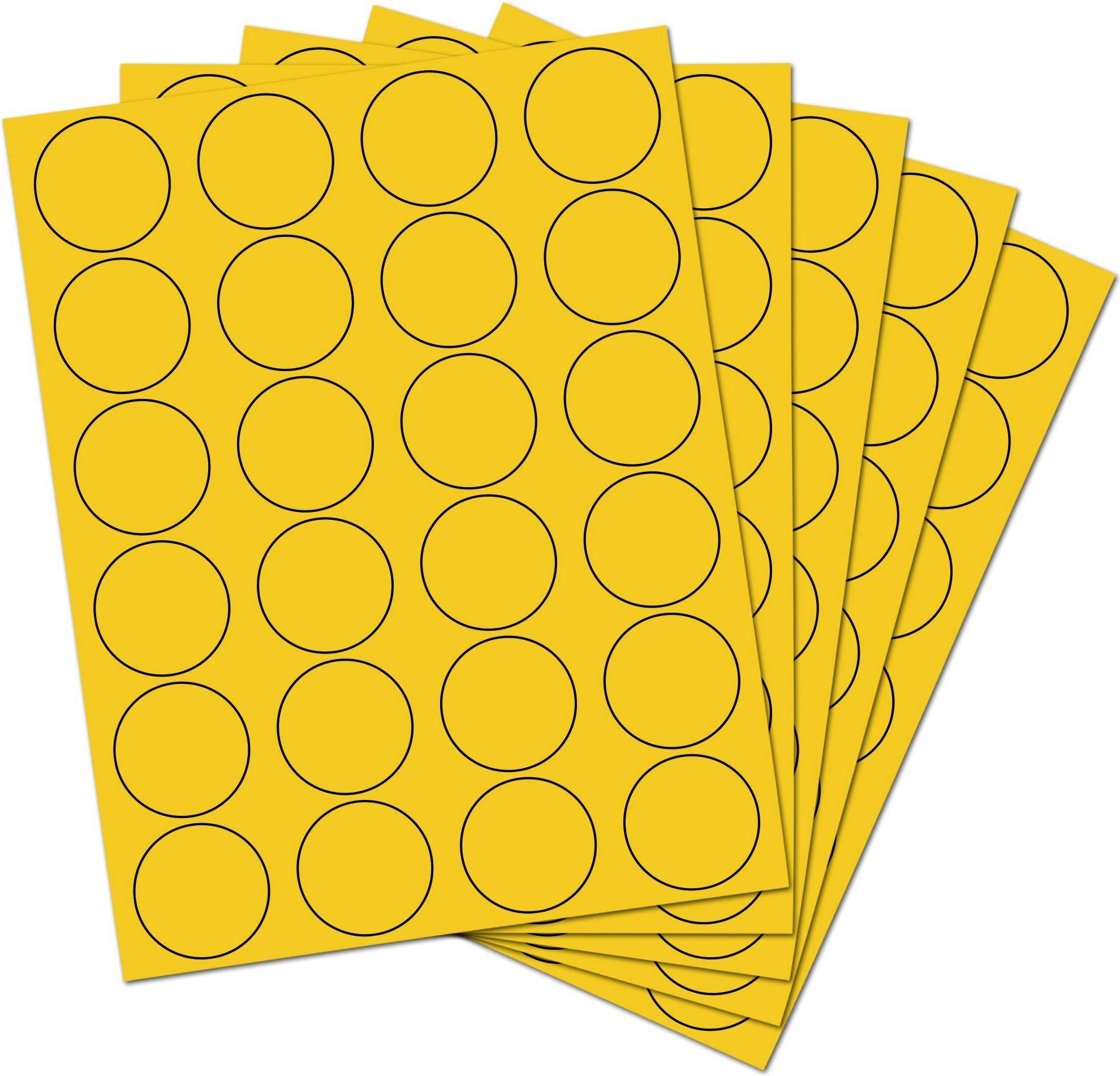 Circle Round Label Sticker 120-pack