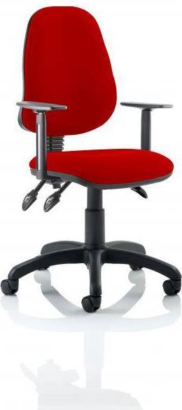 Dynamic Tilt & Lock Task Arms Eclipse Plus III Office Chair