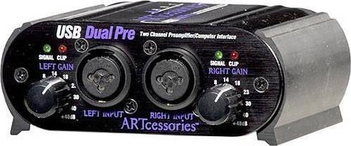 Externt ljudkort usb ART USB Dual Pre PS 2-Channel Preamp