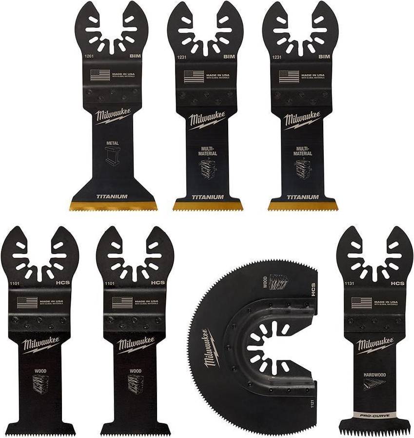 Milwaukee tool set Milwaukee Multi-Tool Blade Set