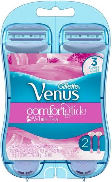 Gillette ComfortGlide White Tea Razor 2-pack