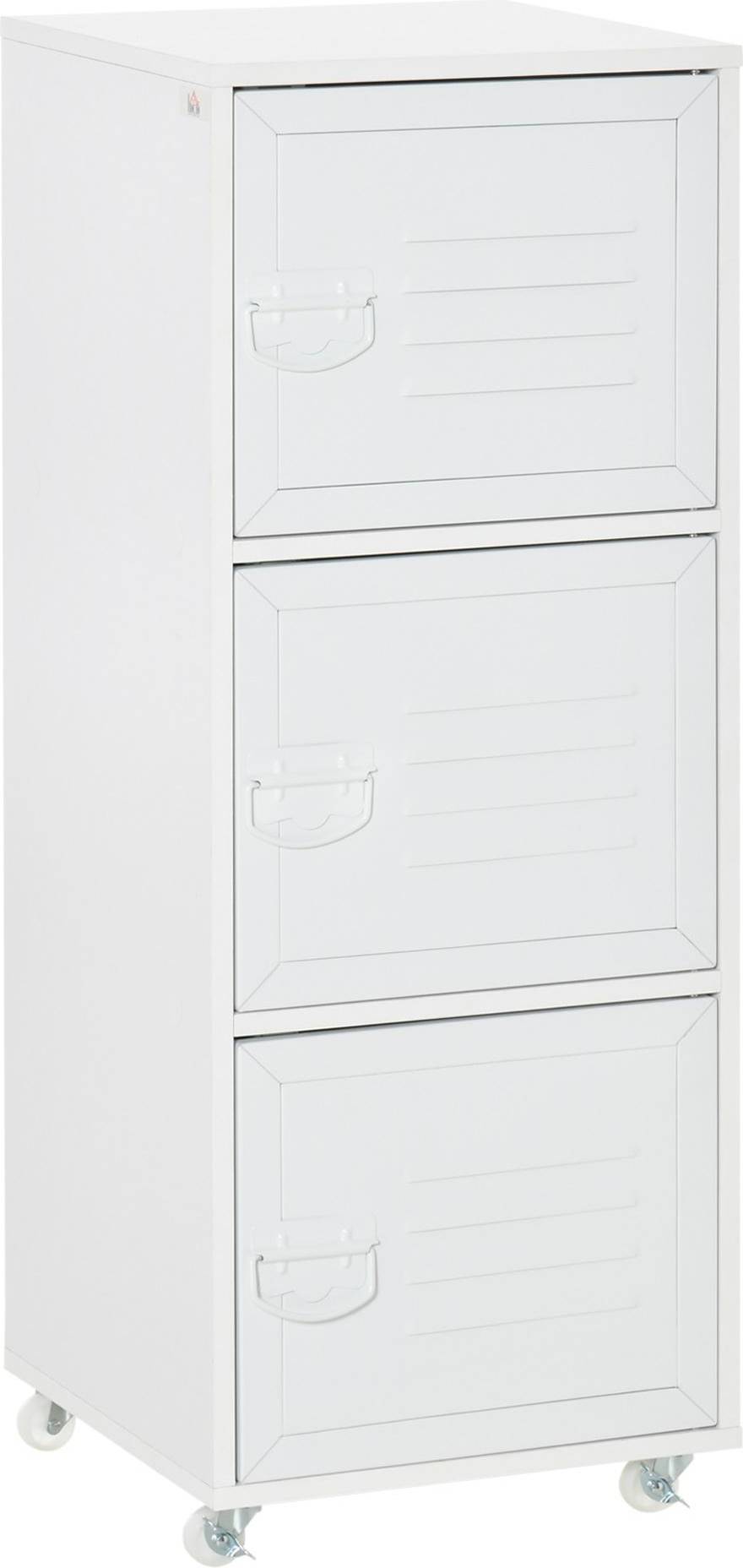 Homcom Rolling 3-Tier File Writing Desk