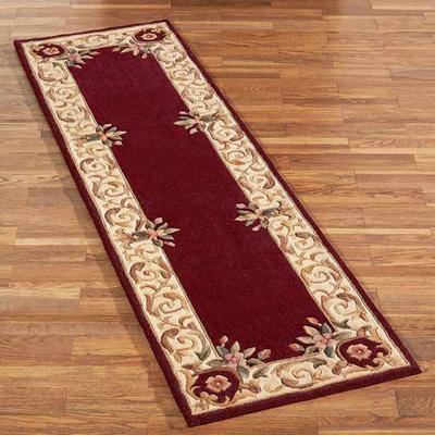 Momeni Harmony Border Rug Runner Red