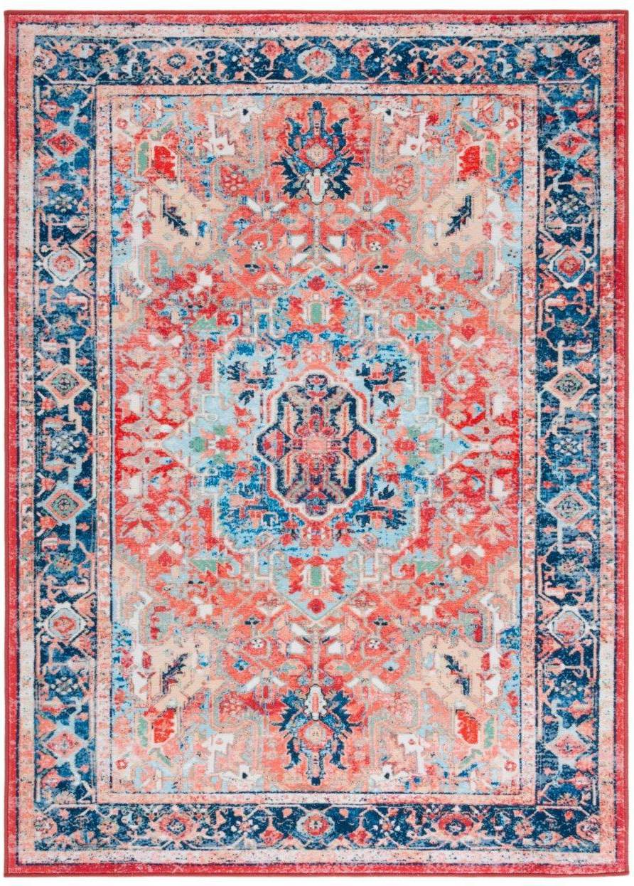 Safavieh Riviera Collection RIV182N Red, Blue