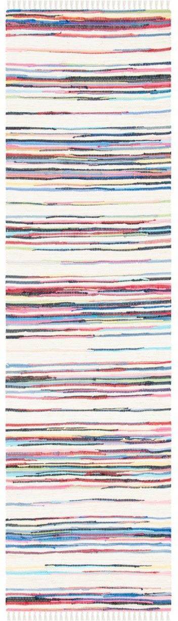 Safavieh Rag Rug Collection Multicolor, White