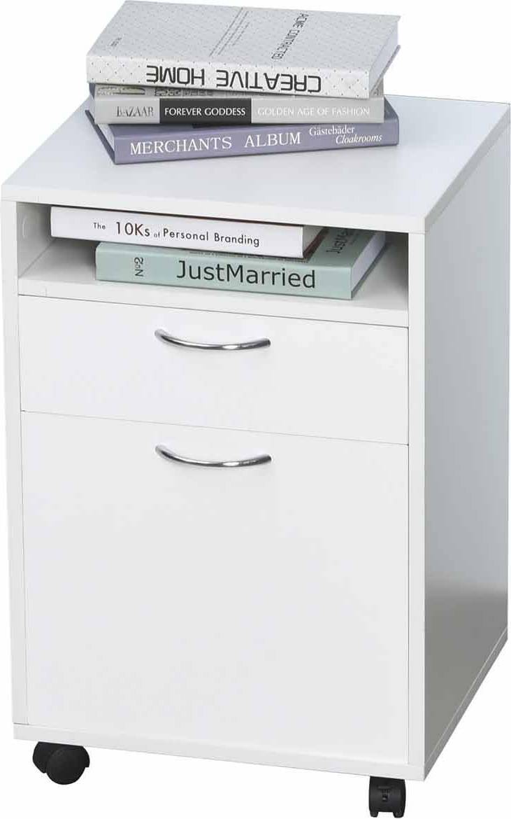 Homcom Filing With Drawer Storage Cabinet