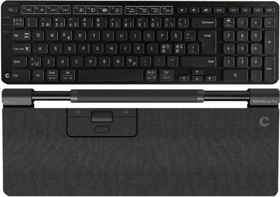 Rollermouse Contour RollerMouse Pro Regular Dark Grey Balance Keyboard Set
