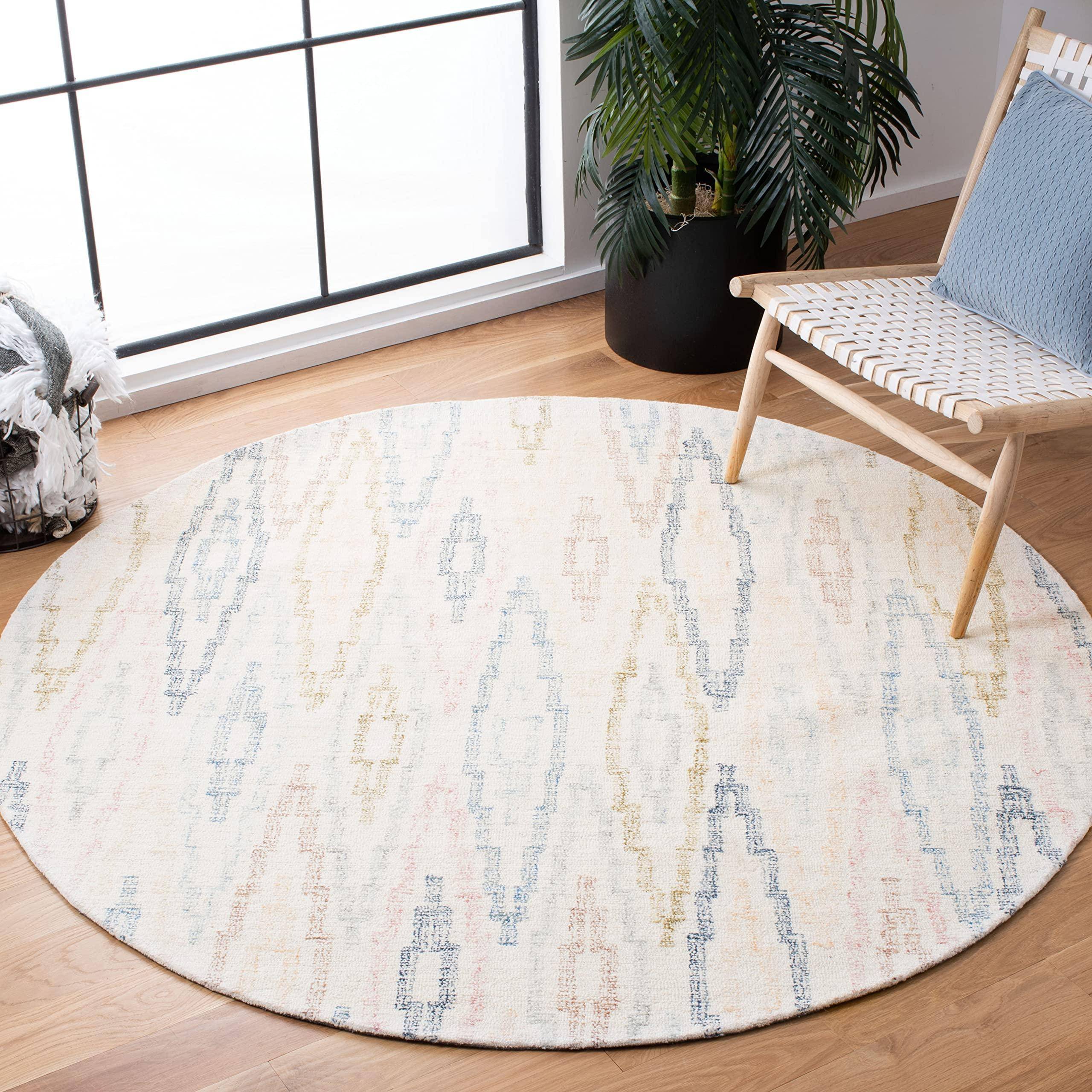 Safavieh Rodeo Drive Collection Blue, Multicolor, White