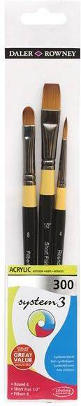 Daler Rowney Pensel System3 3-Pack