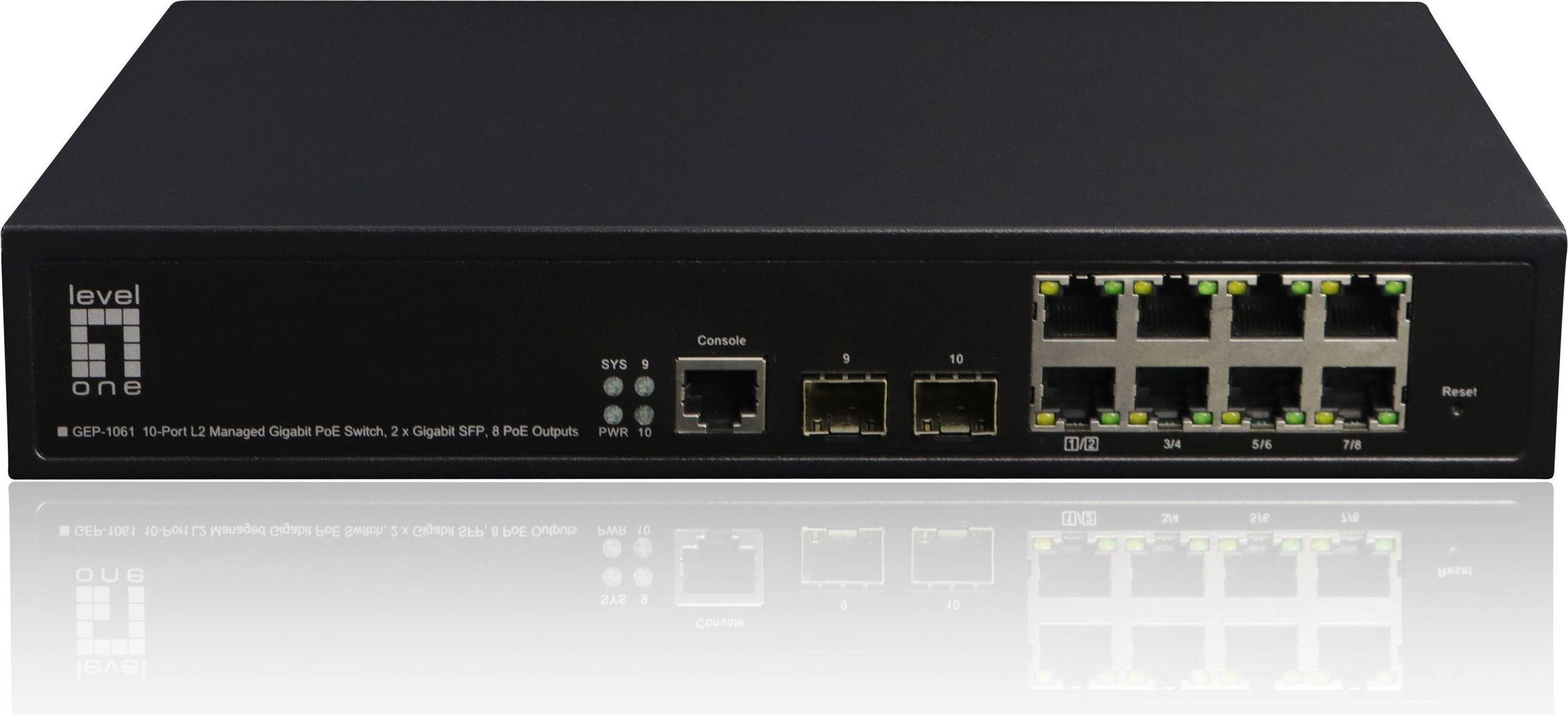 Netværksswitch LevelOne GEP-1061 Netværksswitch