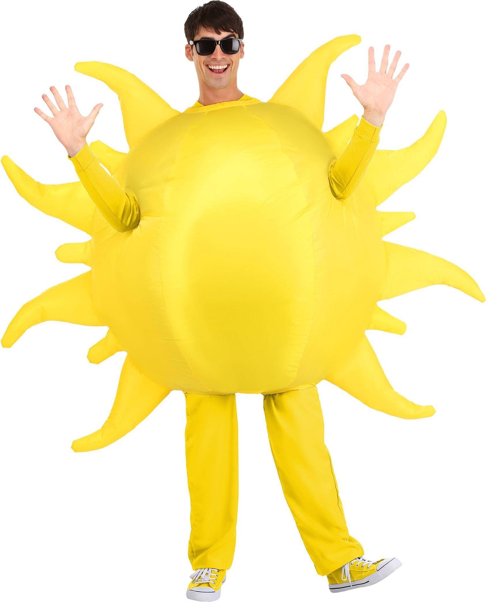 Fun Costumes Inflatable Sun Costume Yellow One-Size