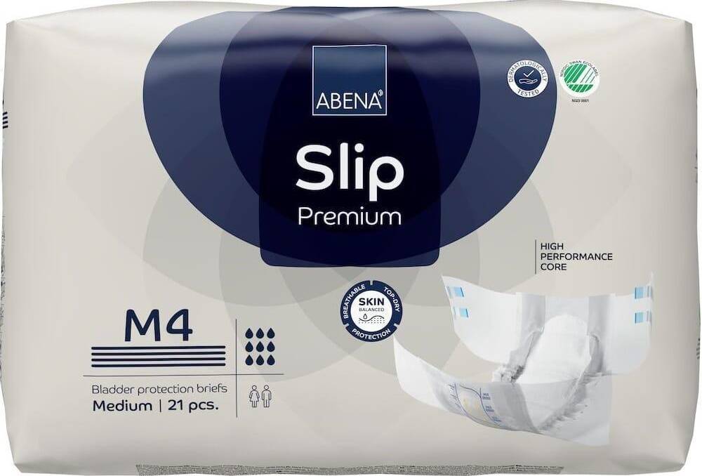 Abena Slip M4 Premium All-In-One Incontinence Briefs