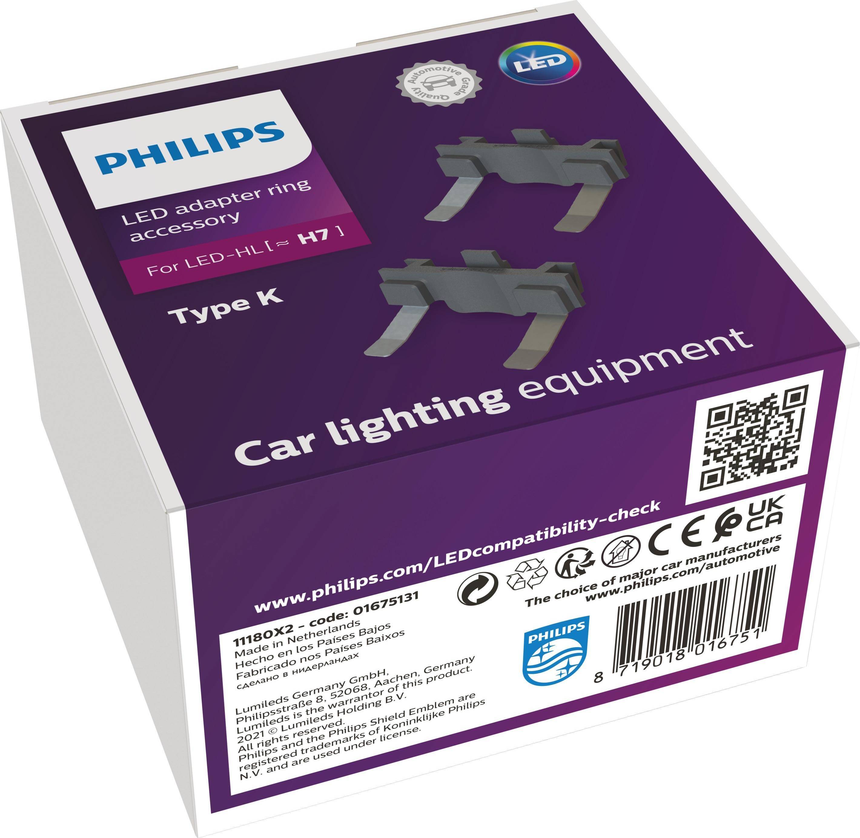 Led h7 Philips Adapter-Ring H7-LED Typ K
