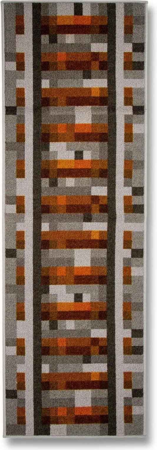 Ukonic Minecraft Train Rail Area Rug 20 x 60 Inches