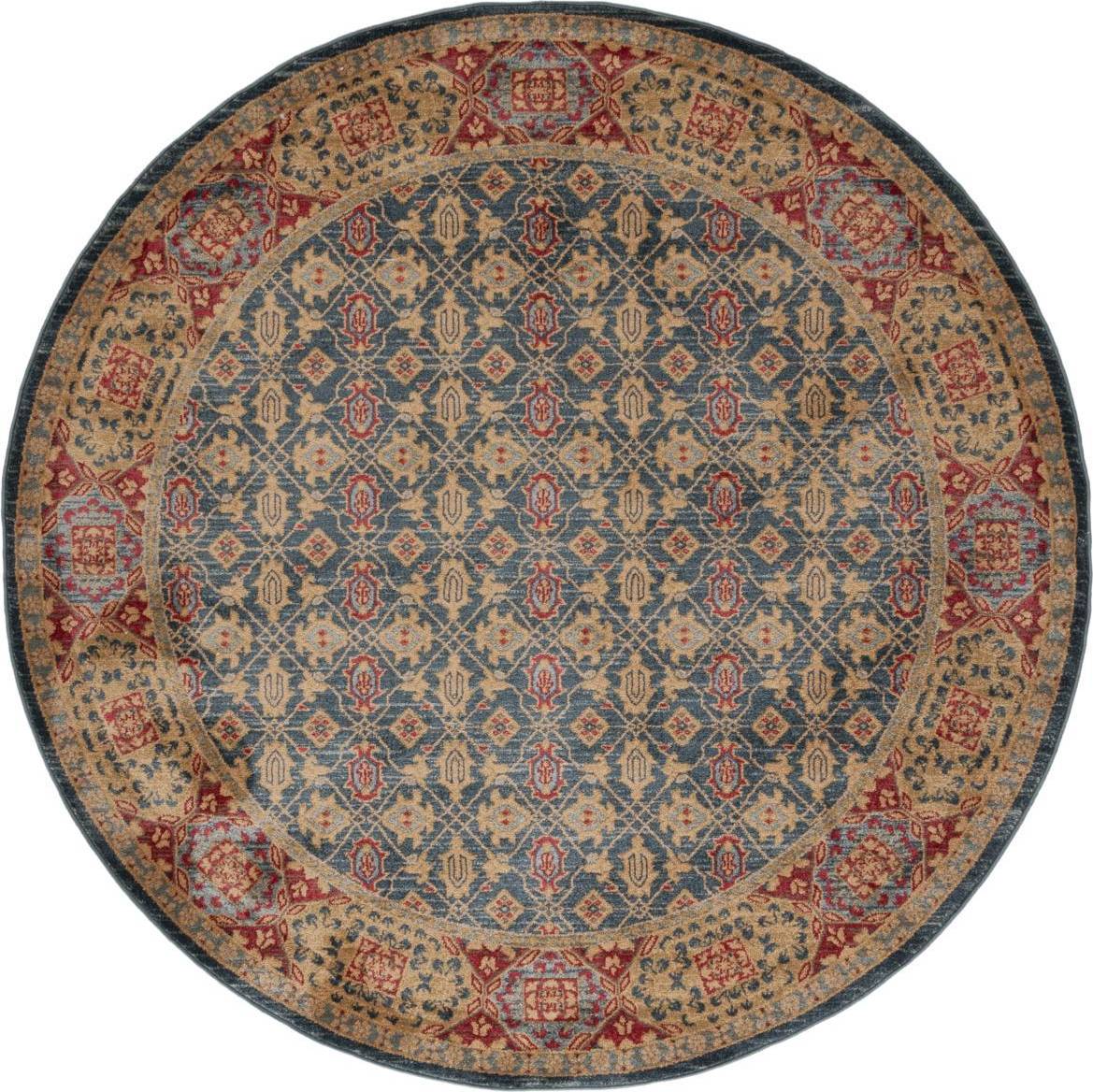 Safavieh Mahal Collection Red, Multicolor, Blue