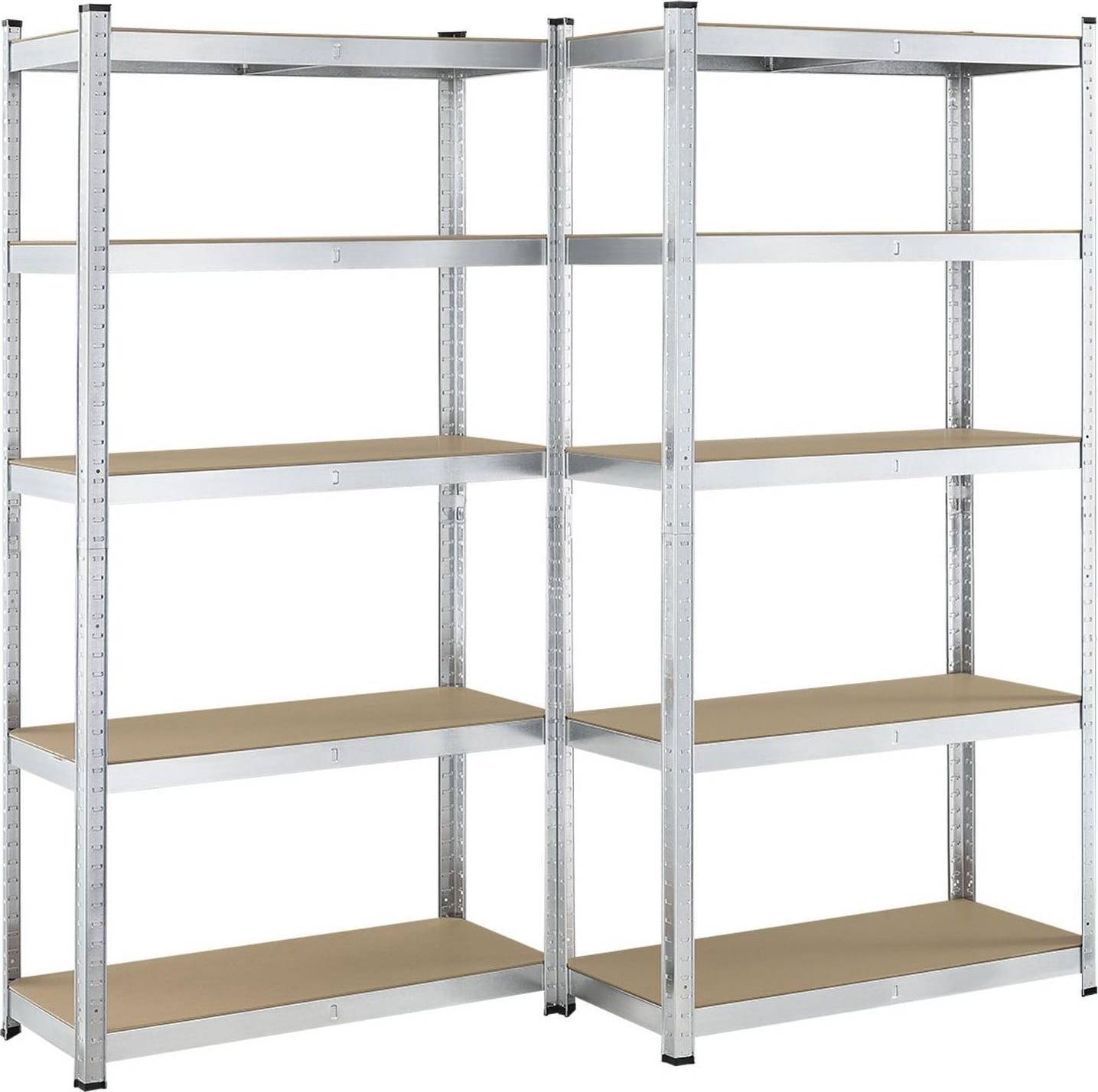 Juskys Basic Storage Rack Silver/Grey