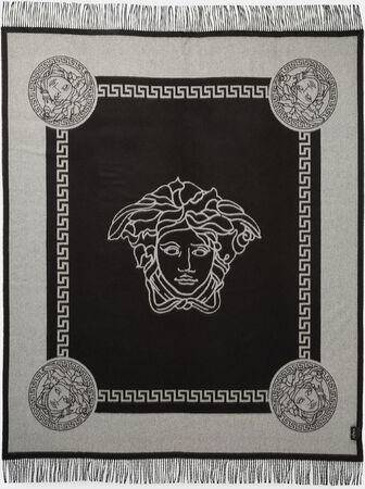 Versace Greca Tæppe Multifarve, Sort