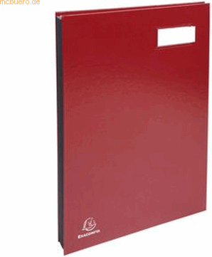 Handtekenmap 24 x 35 cm Rood
