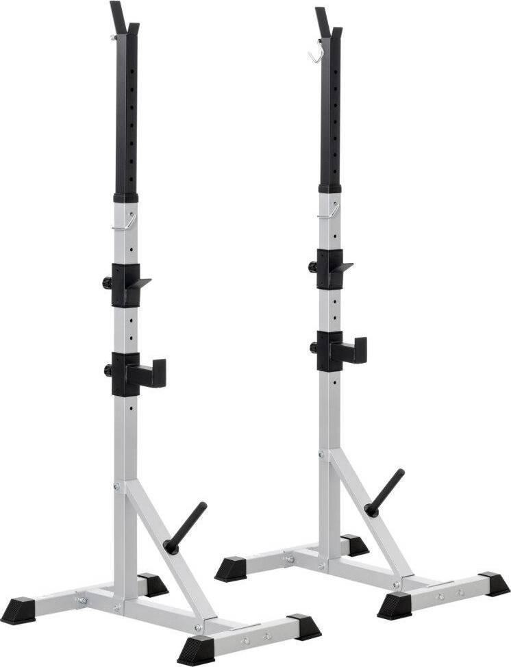 Squat rack Homcom Weights Barbell Rack Squat Stand