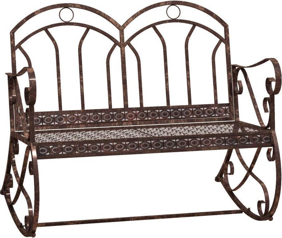 Metal garden chairs OutSunny Rocking Swing