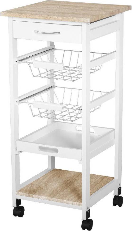 Homcom Rolling Island Trolley Table