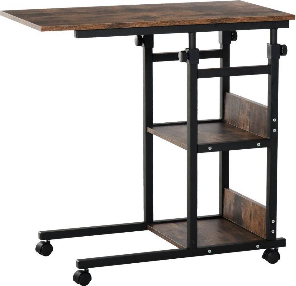 Homcom C-Shaped Small Table