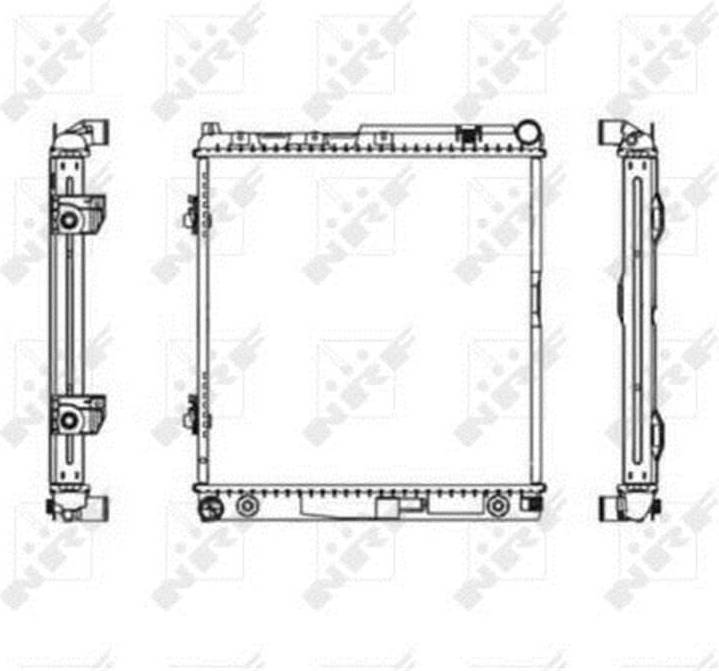 NRF Radiator Engine Cooling 506575