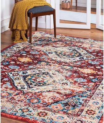 Safavieh Riviera Collection RIV157Q Blue, Red