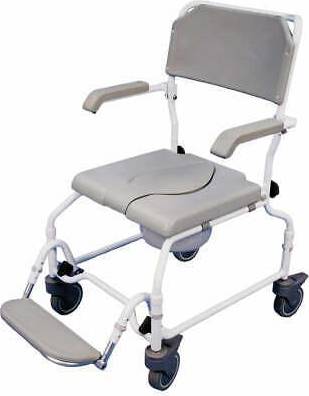 Commode toilet chair Loops Adjustable Shower Commode Alloy