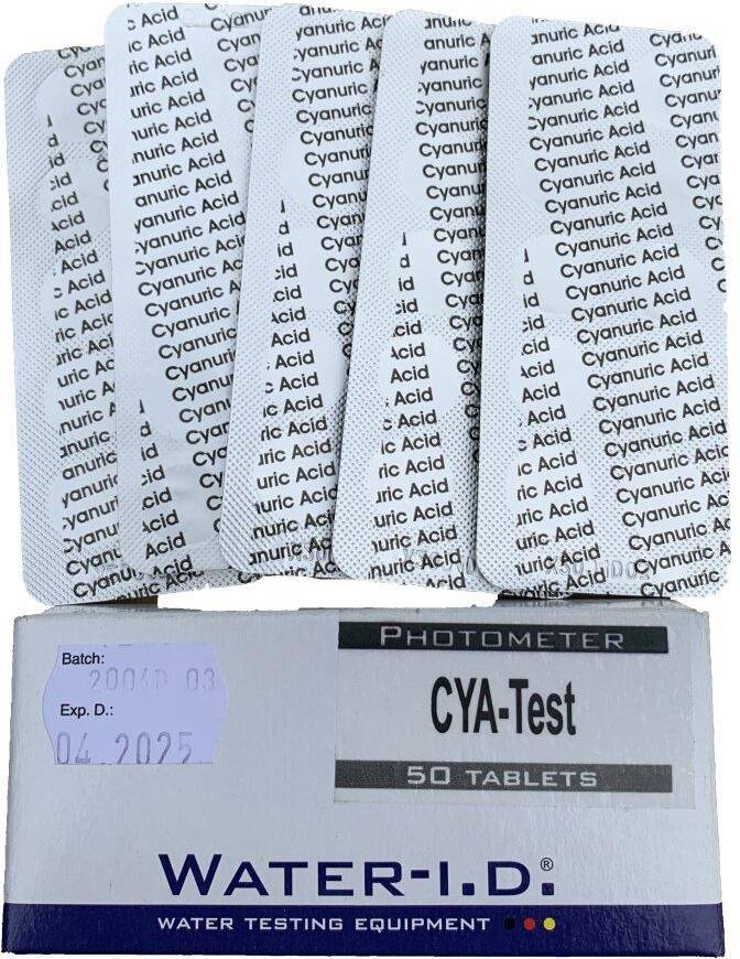 Swim & Fun Pool Lab CYA Test Photometer Reagent Tablets 50 pack For Cyanuric Acid