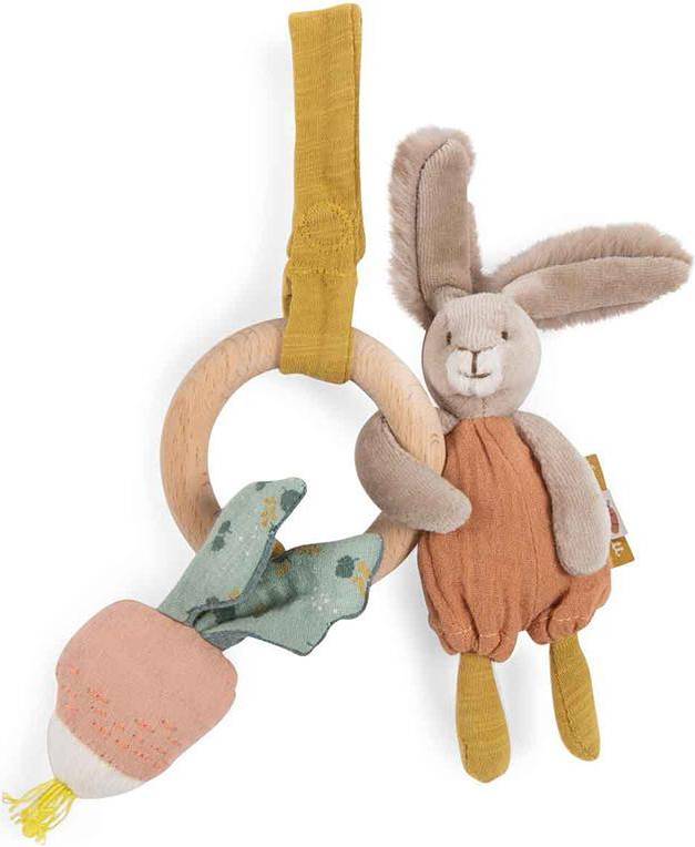 Moulin Roty Rattle With Wood Ring